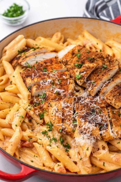 Creamy Cajun Chicken and Pasta