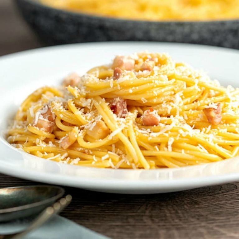 Creamy Carbonara with Pancetta