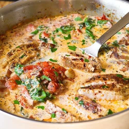 Creamy Chicken and Bacon Soup