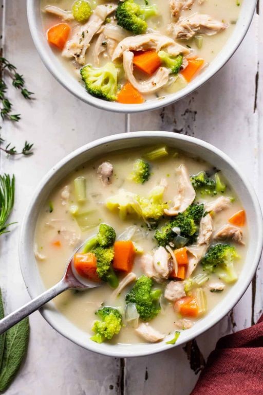 Creamy Chicken and Broccoli Soup