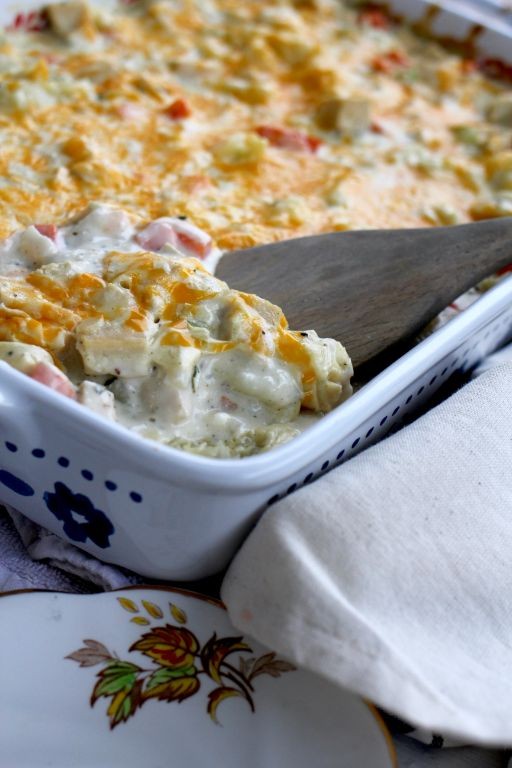 Creamy Chicken and Cheese Casserole
