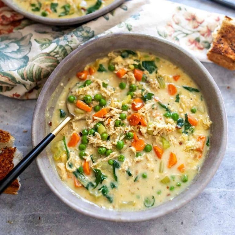 Creamy Chicken and Vegetable Soup