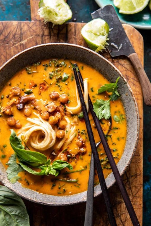 Creamy Coconut Curry Noodle Soup