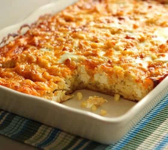Creamy Crab and Corn Casserole