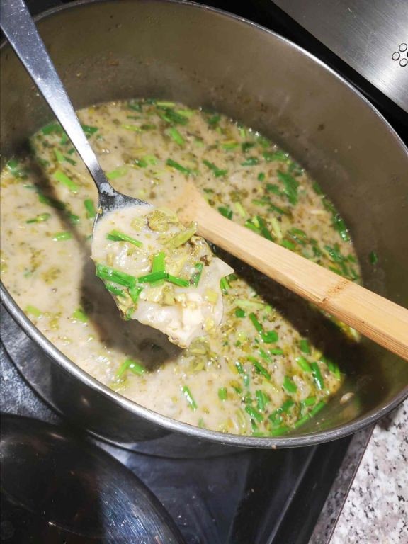 Creamy Fiddlehead Soup