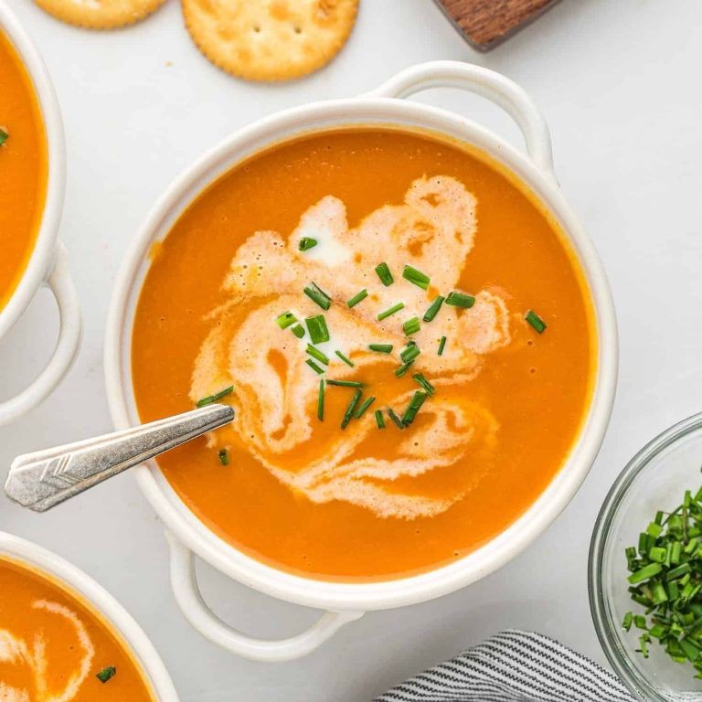 Creamy Frozen Carrot Soup