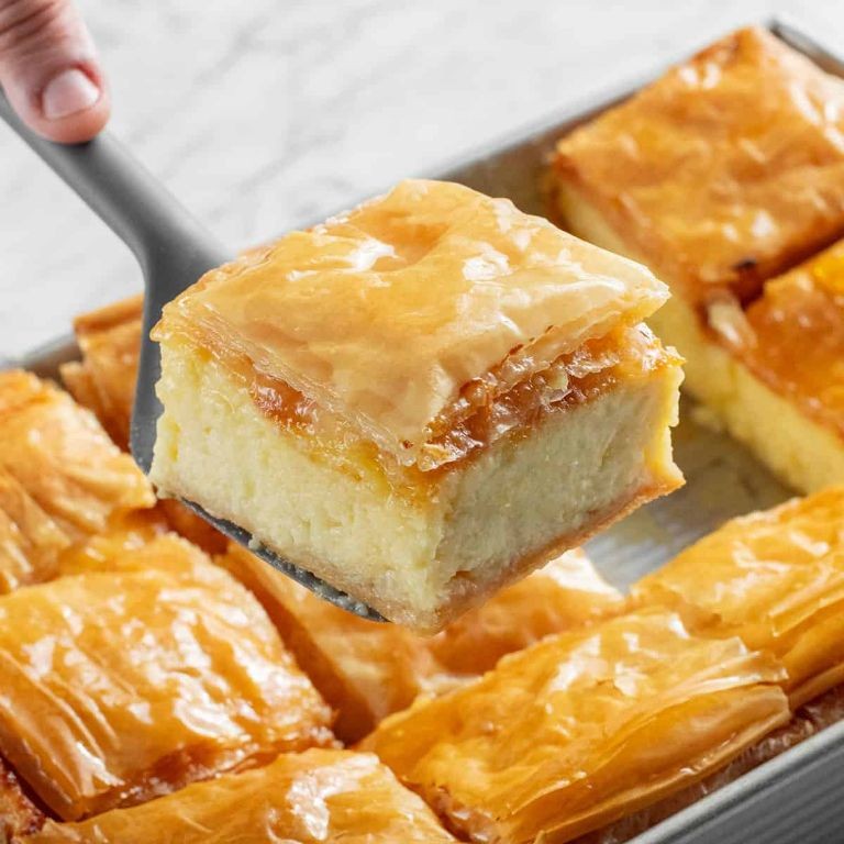 Creamy Galaktoboureko with Semolina Custard