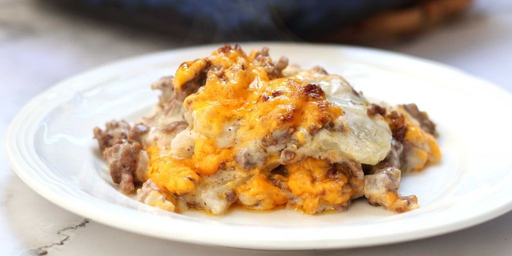 Creamy Ground Beef and Potato Casserole