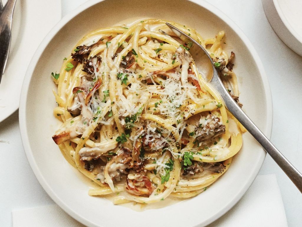 Creamy Oyster Mushroom Pasta