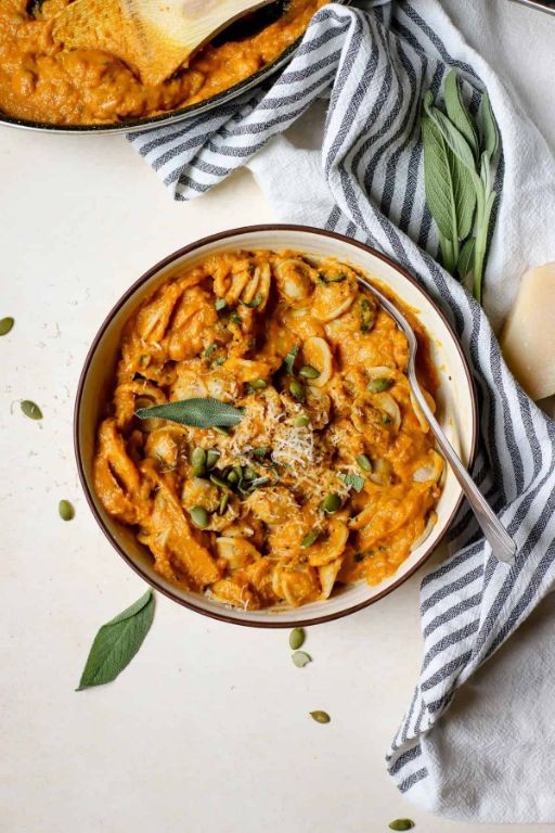 Creamy Pumpkin Sage Pasta