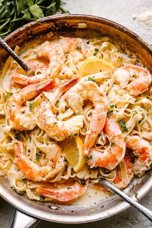 Creamy Shrimp Alfredo