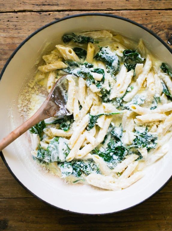Creamy Spinach and Ricotta Pasta