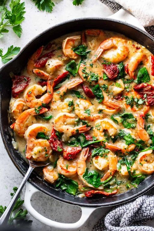 Creamy Tuscan Garlic Shrimp