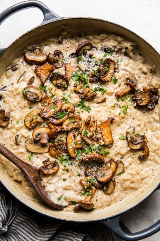 Creamy Wild Mushroom Risotto