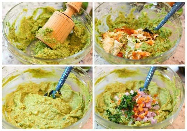 Creamy habanero avocado dip