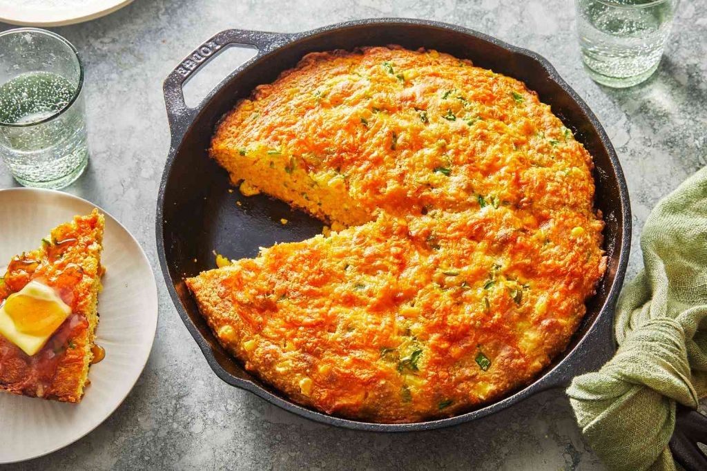 Creole Cornbread with Jalapeños and Cheddar