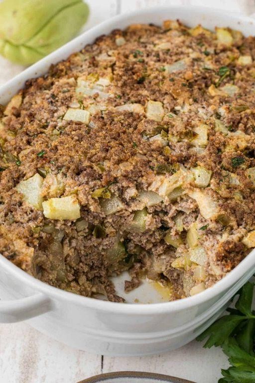 Creole Mirliton Dressing