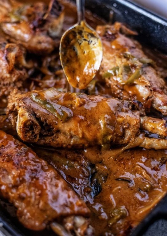 Creole-Style Cajun Turkey Legs with Gravy