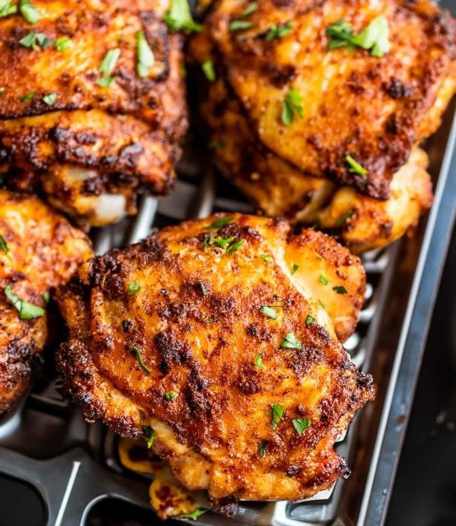 Crispy Air Fryer Chicken Thighs