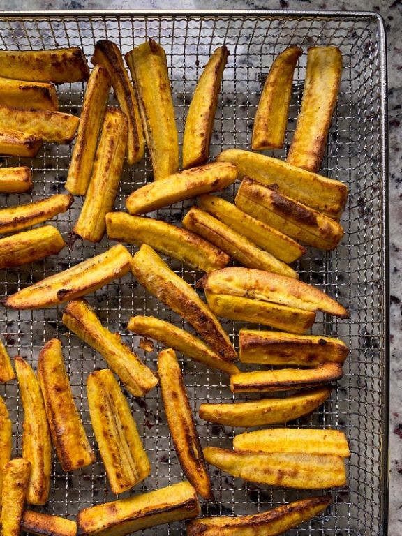 Crispy Air Fryer Plantain Fries