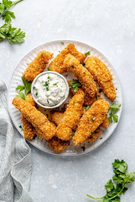 Crispy Baked Fish Sticks