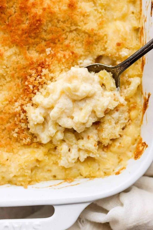 Crispy Pecorino Romano and Breadcrumb Topped Macaroni