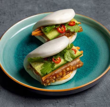 Crispy Pork Belly Bao Buns
