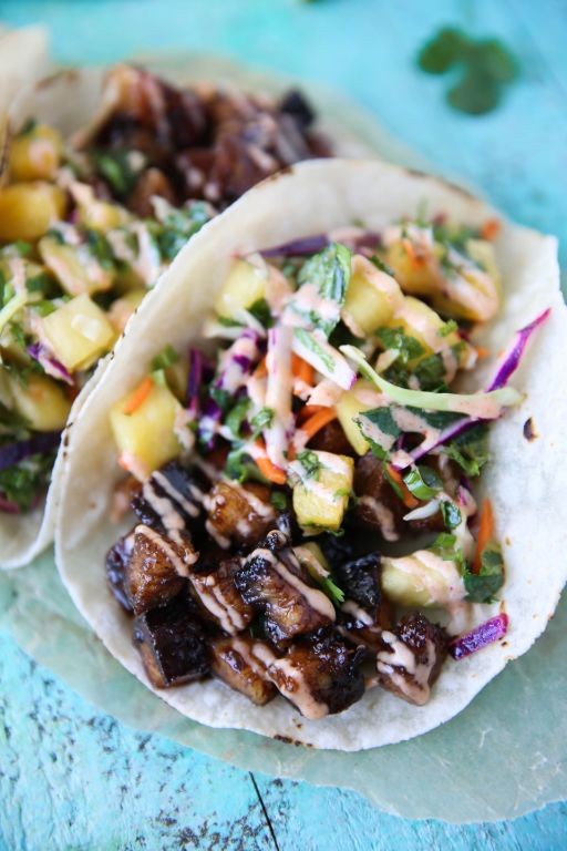 Crispy Pork Belly Tacos with Pineapple Salsa