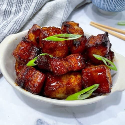 Crispy Pork Cushion with Honey-Soy Glaze