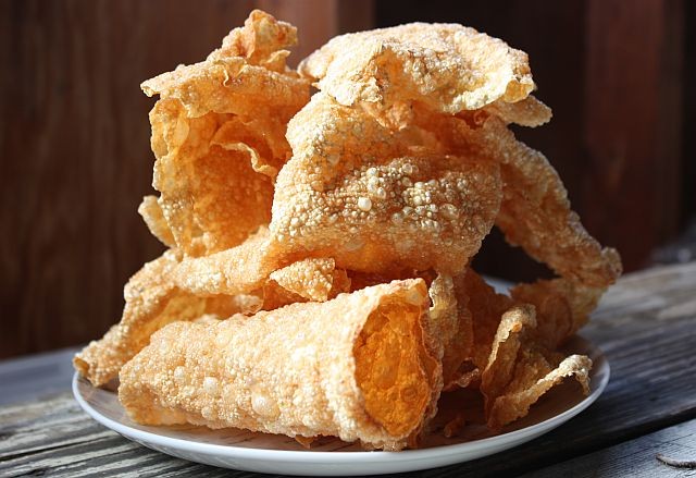 Crispy Tofu Skin Chips with Sea Salt