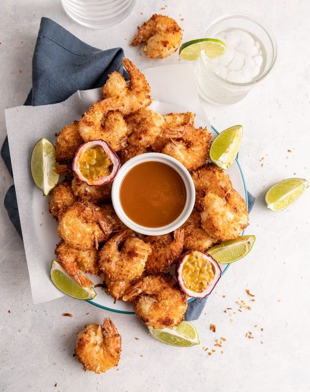 Crispy habanero coconut shrimp