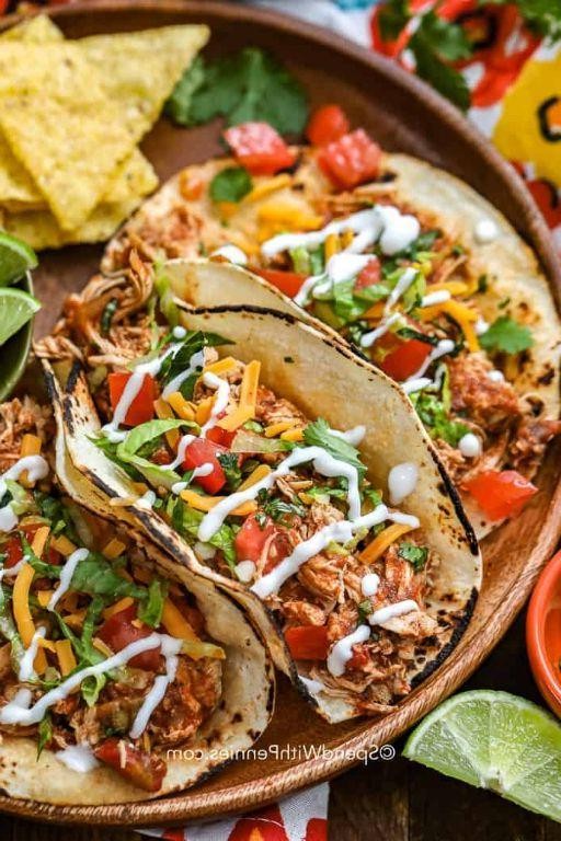 Crock Pot Chicken Tacos