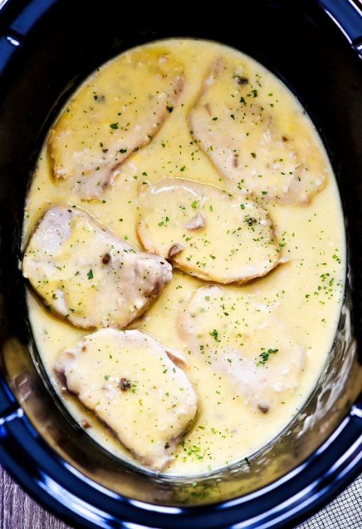 Crock Pot Creamy Ranch Pork Chops