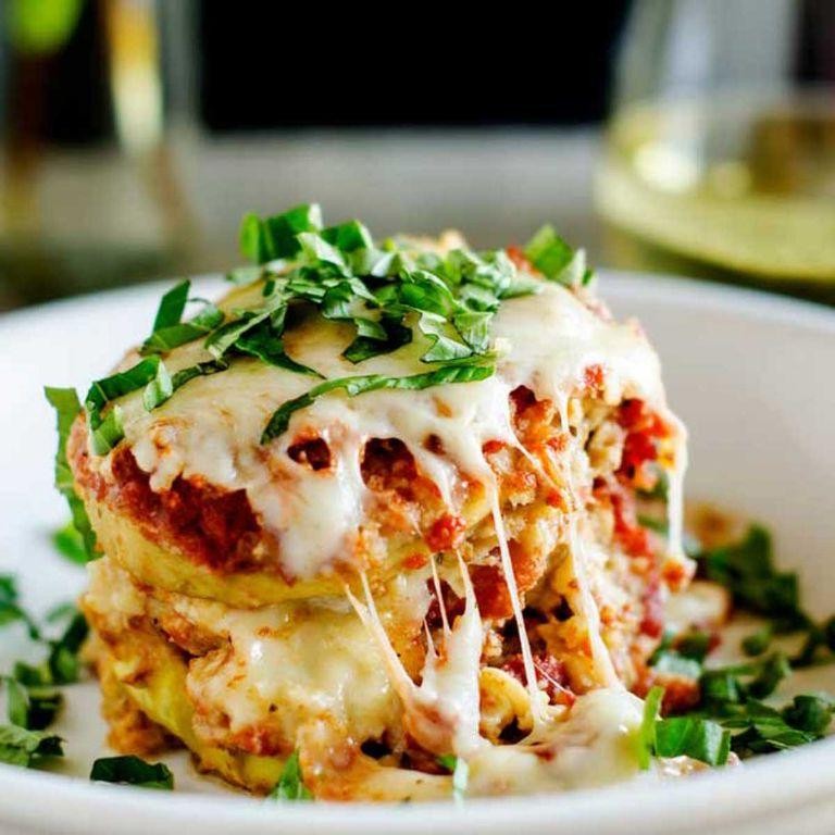 Crock Pot Ground Pork and Eggplant Parmesan
