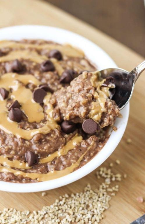 Crock Pot Peanut Butter Chocolate Oatmeal