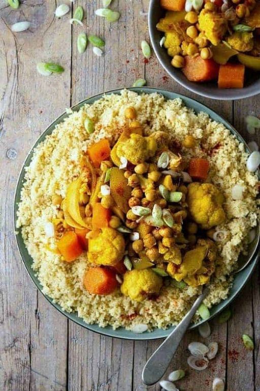 Crock Pot Spiced Mediterranean Couscous