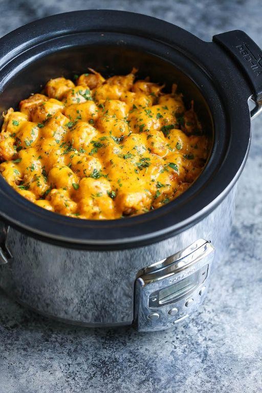 Crock Pot Tater Tot Casserole