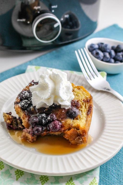 Crockpot Blueberry French Toast