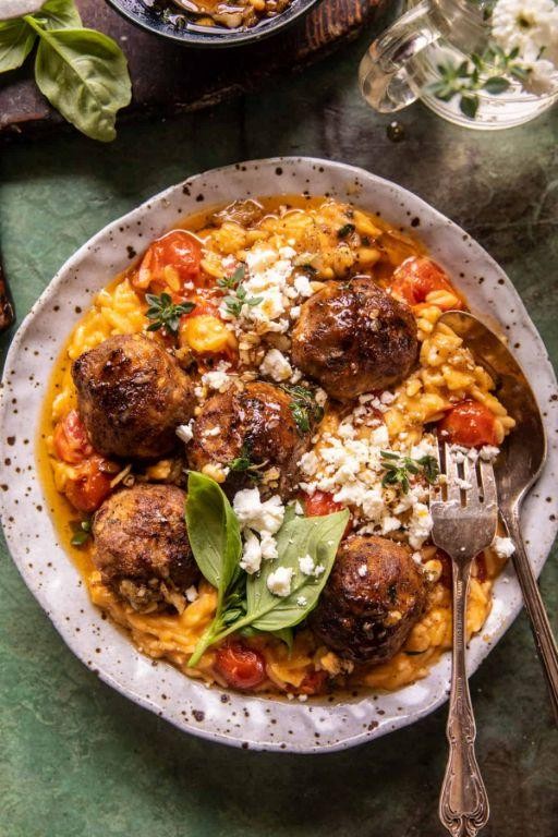 Crockpot Greek Chicken and Orzo
