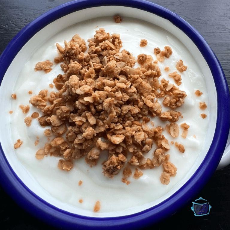 Crockpot Peanut Butter Granola