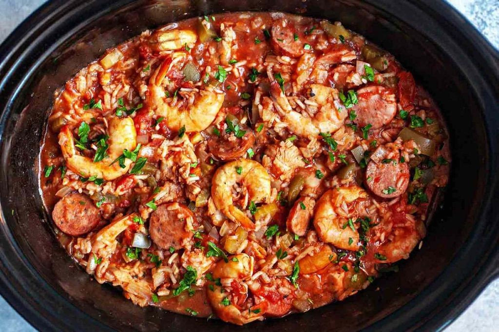 Crockpot Seafood Jambalaya