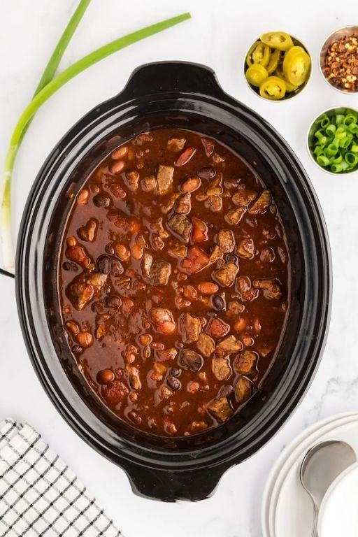 Crockpot Steak Chili