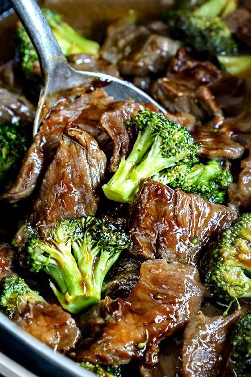 Crockpot Steak and Broccoli