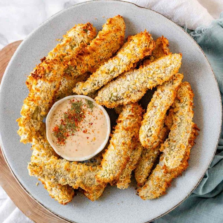 Crunchy Air Fryer Pickle Spears