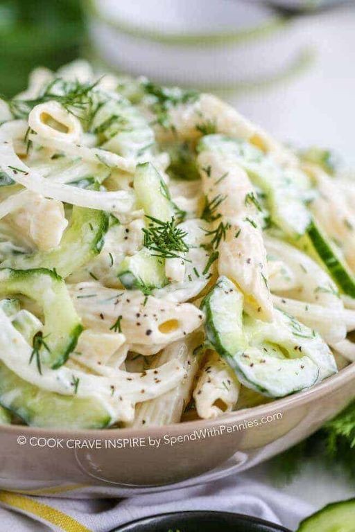 Cucumber Dill Pasta Salad