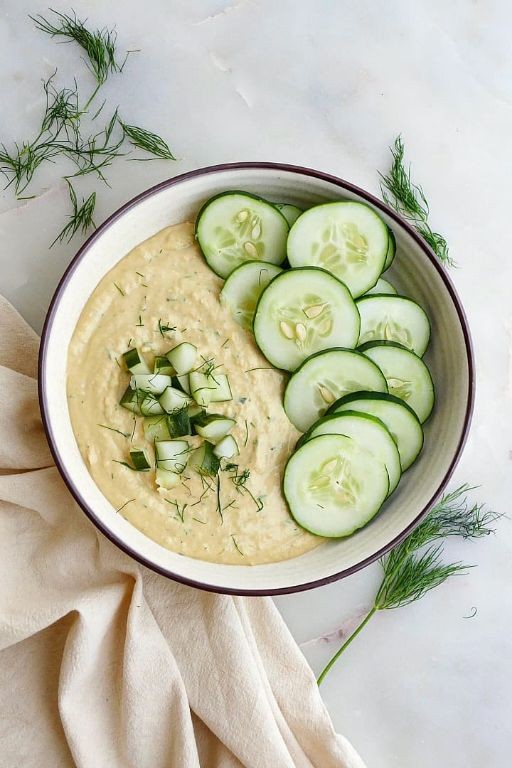 Cucumber and Dill Hummus