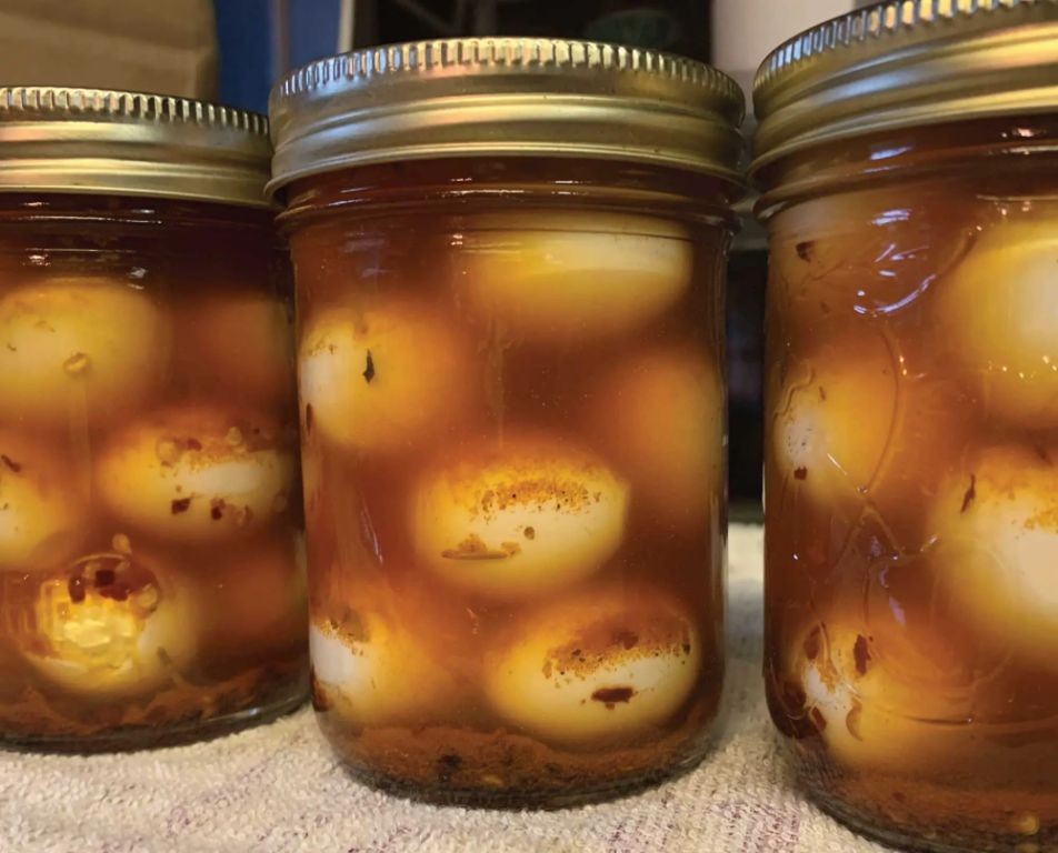 Cumin Coriander Pickled Quail Eggs