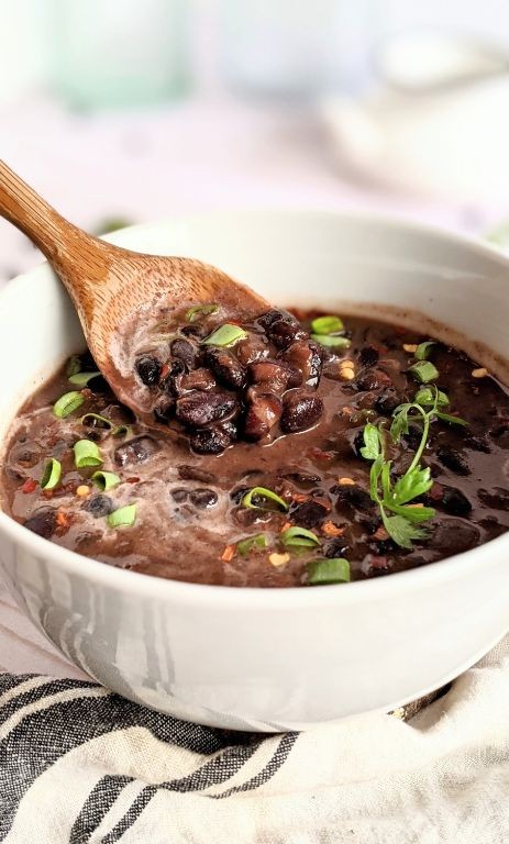 Curried Black Bean Soup with Coconut Milk