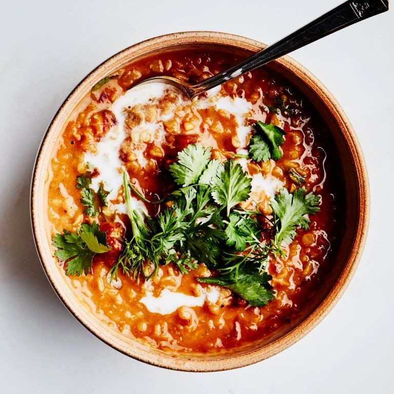 Curried Lentil and Coconut Soup