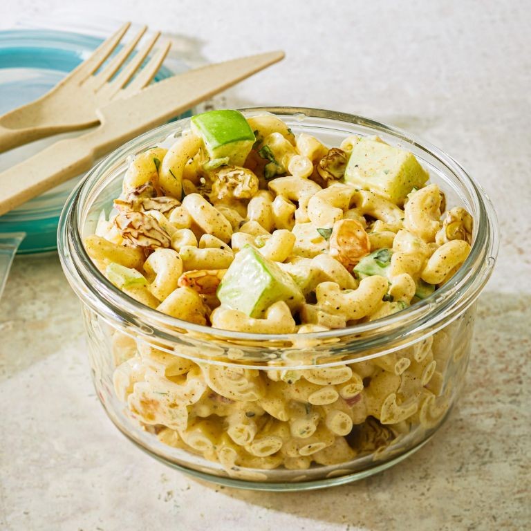 Curried Pasta Salad with Raisins